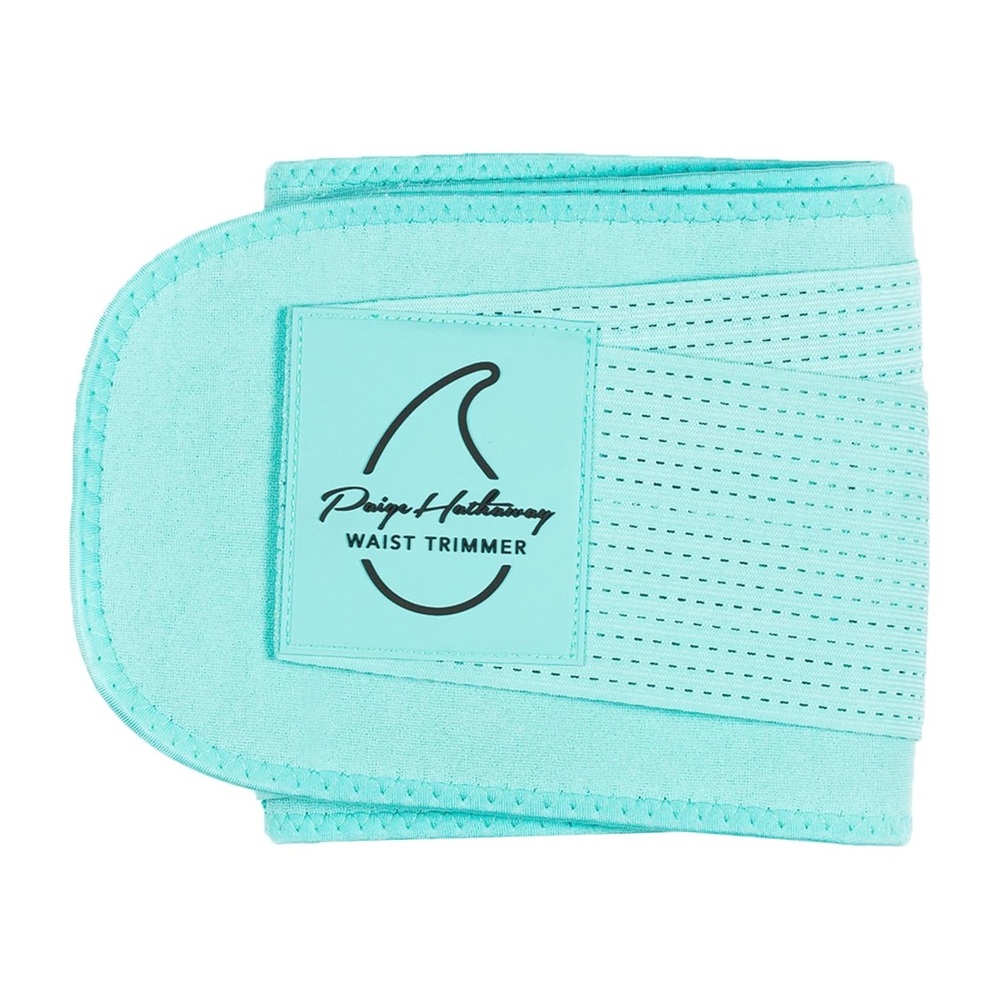 Paige Hathaway Waist Trimmer Belt XS Tiffany Blue Adjustable Compression